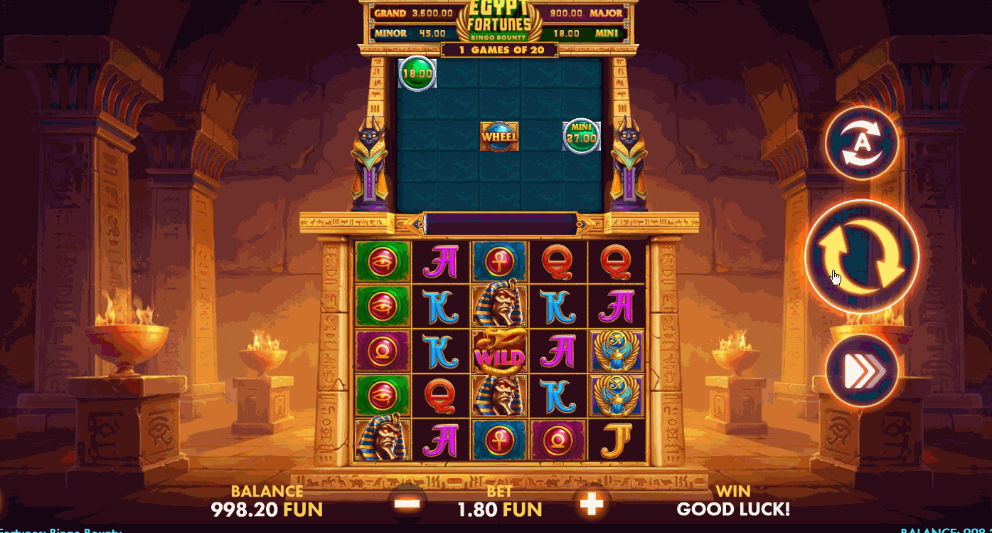 Egypt Fortunes: Bingo Bounty